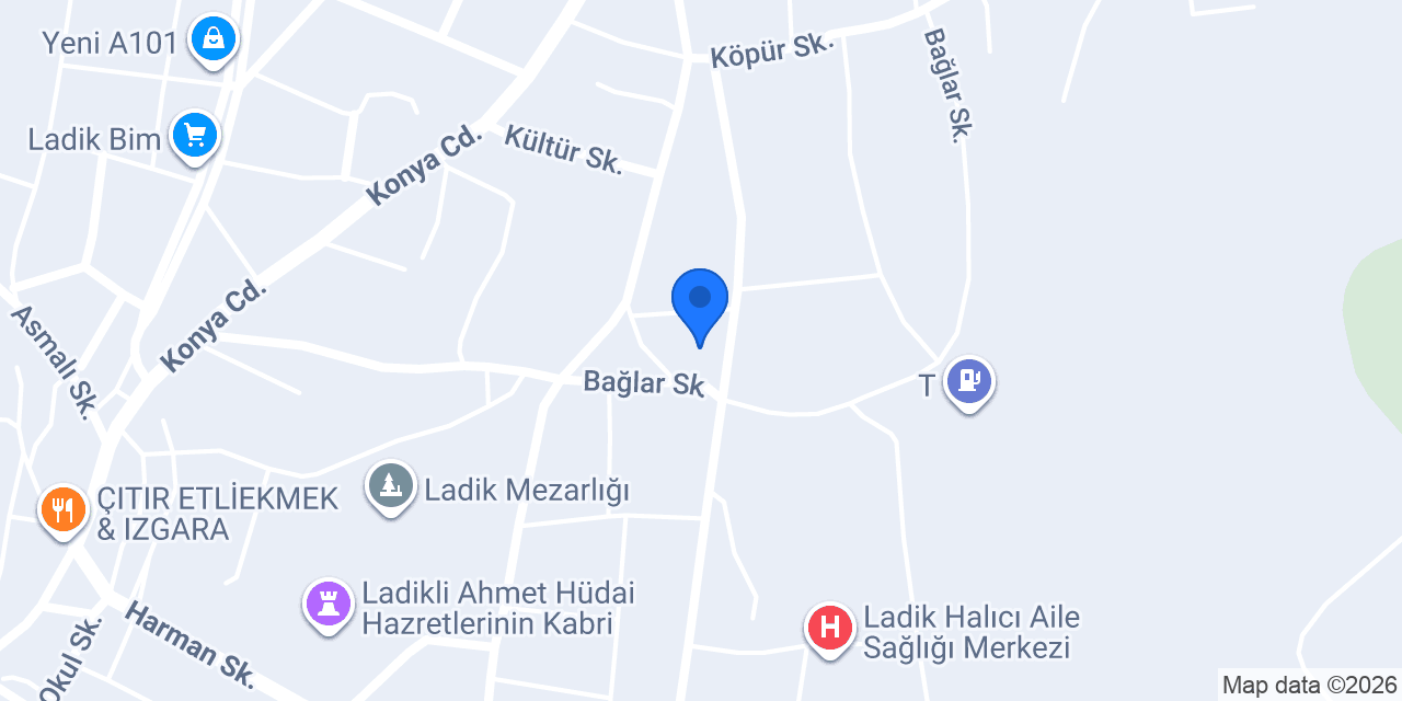 Ladik bilgehane konumu