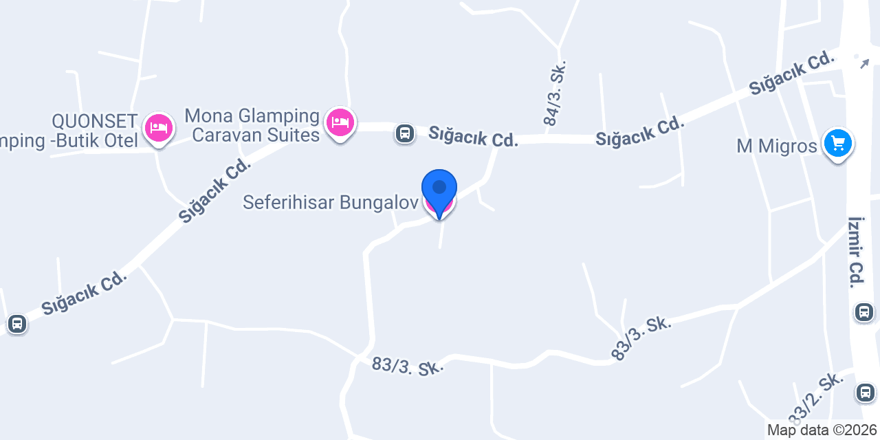 Seferihisar Bungalov konumu