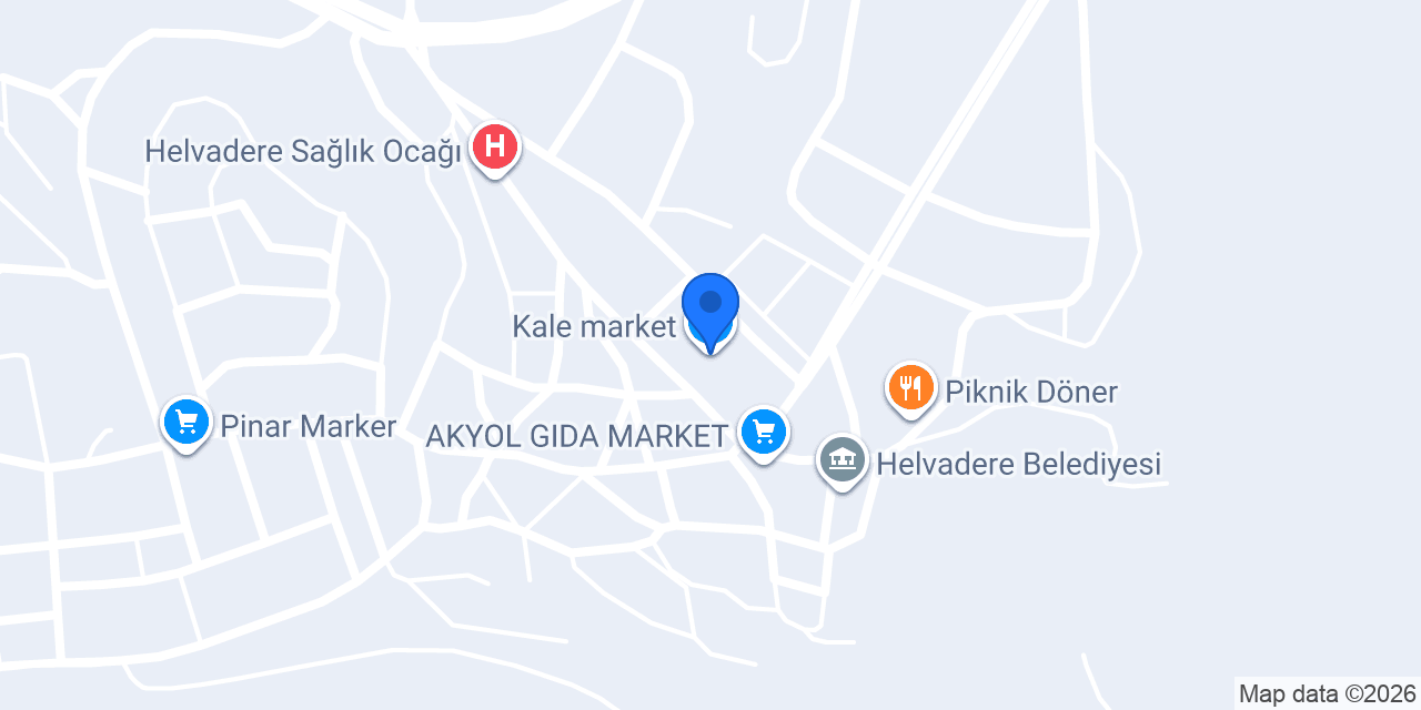 Kale market konumu