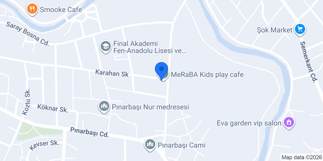 MeRaBA Kids play cafe konumu