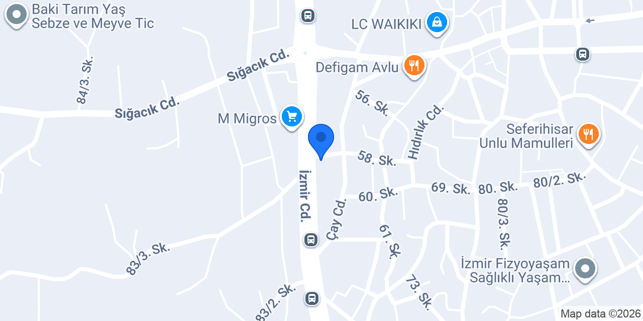 Bora Rent A Car konumu