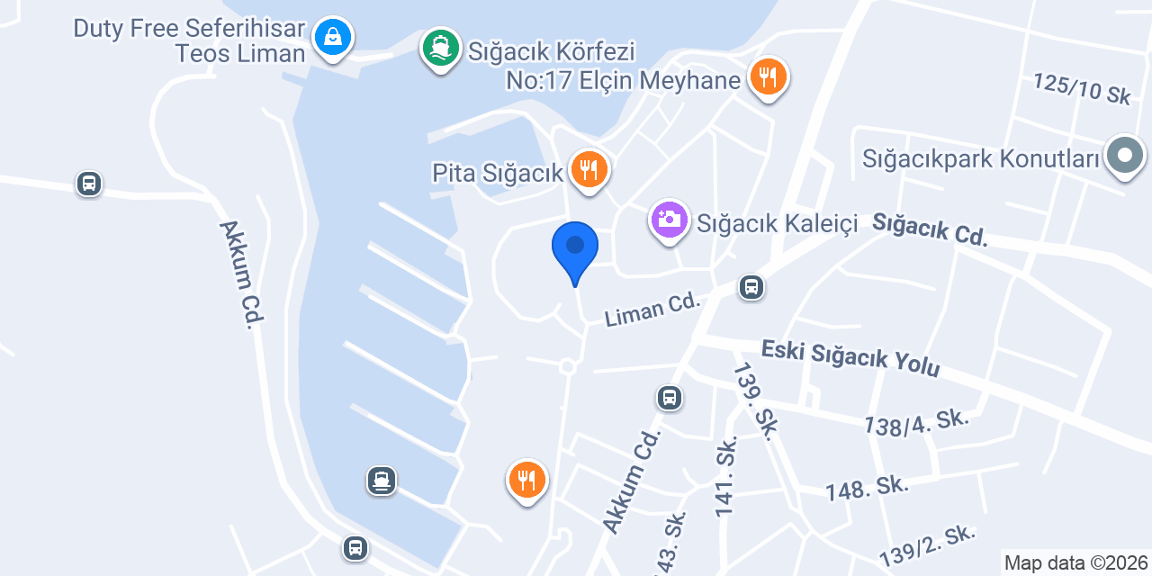 Vibe Sığacık konumu