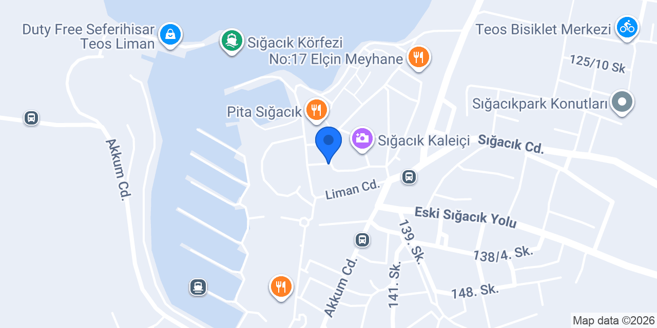 Sigacik Yonca Konak konumu