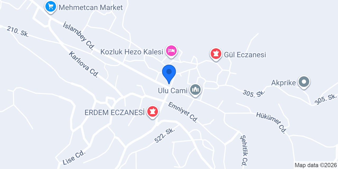 Titiz Kuaför Salonu konumu