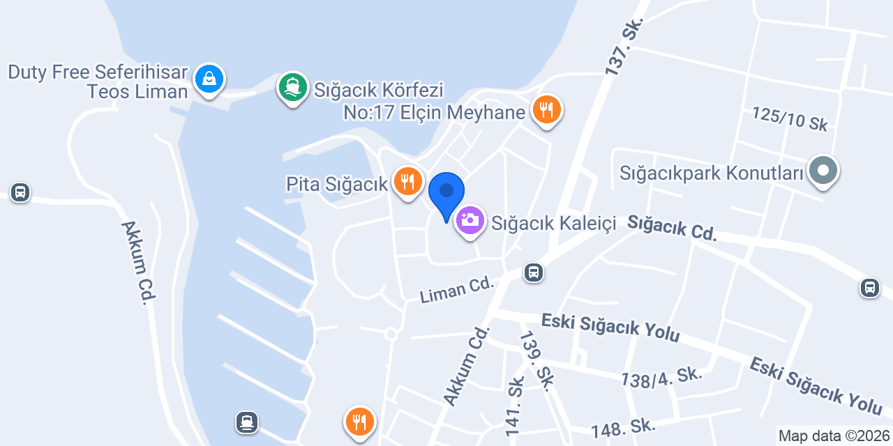 Sığacık Cami konumu