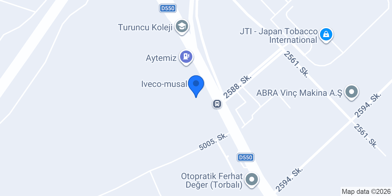Bedeloğlu Vinç Kiralama konumu