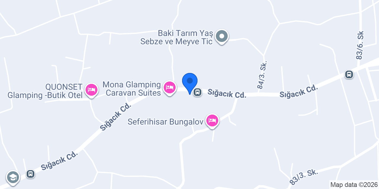 TEOS BUNGALOV konumu