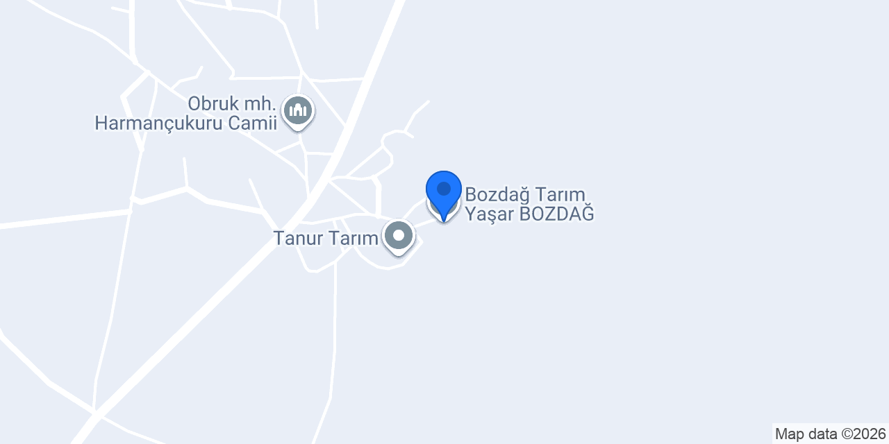Bozdağ Tarım Yaşar BOZDAĞ konumu
