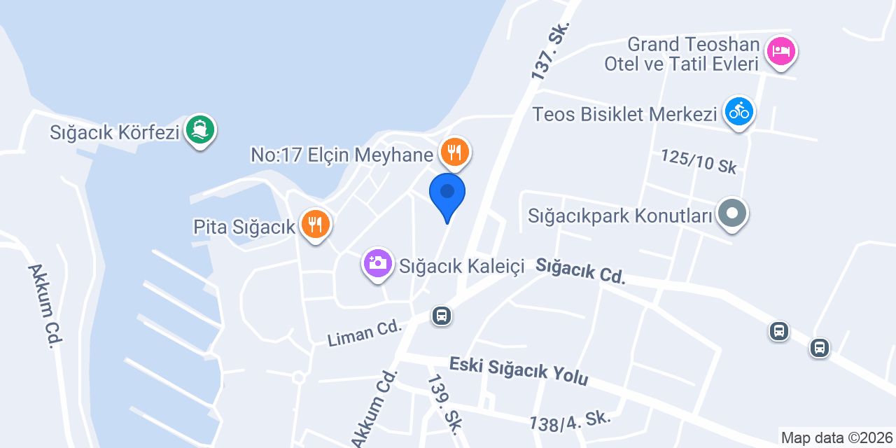 Kakule Pansiyon & Cafe konumu