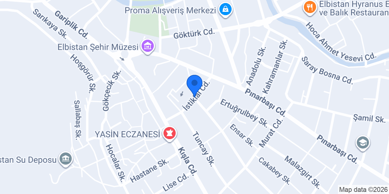 Nazar Eczanesi konumu