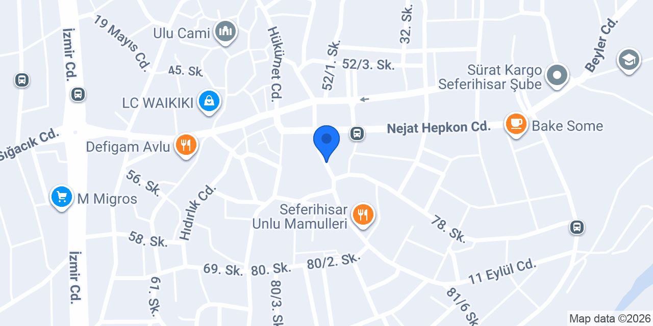 Gürhan Kuaför Seferihisar konumu