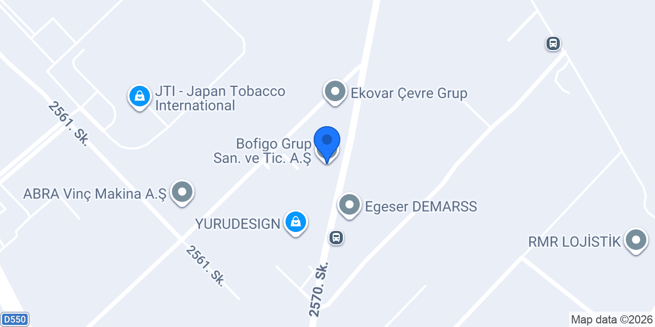 Bofigo Grup San. ve Tic. A.Ş. konumu