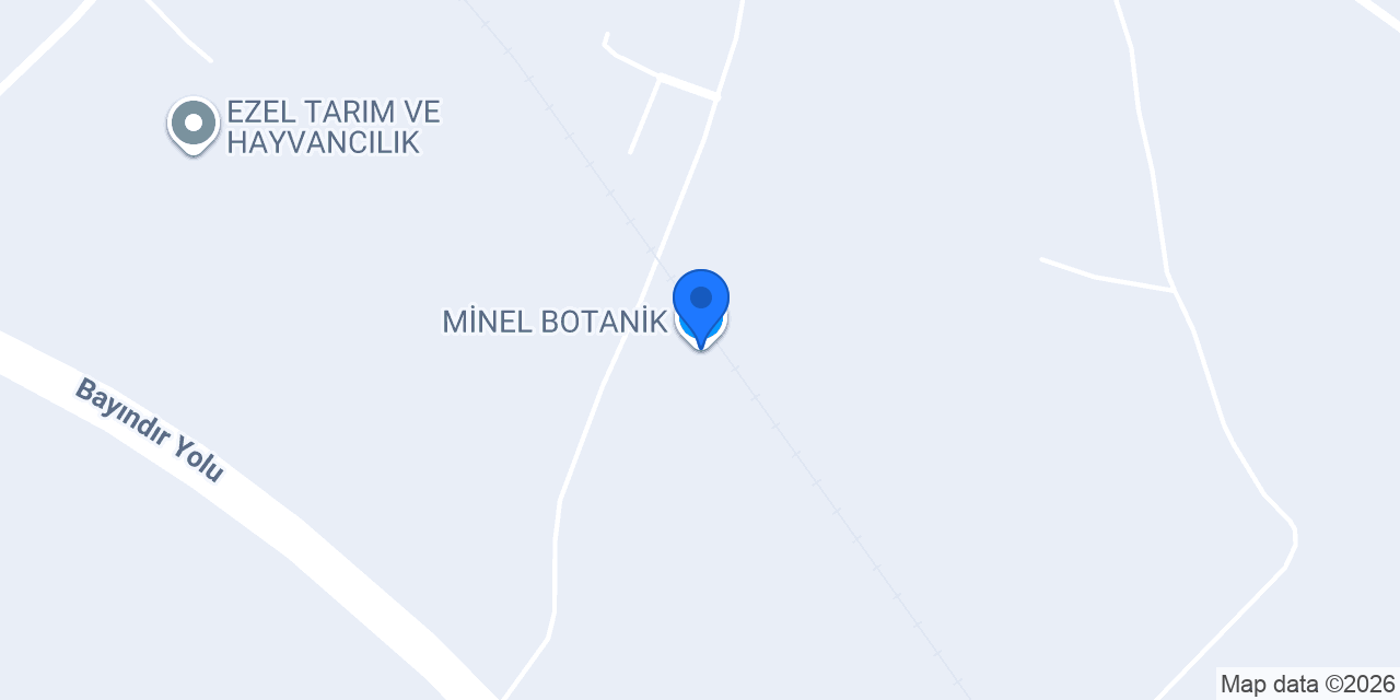 MİNEL BOTANİK konumu