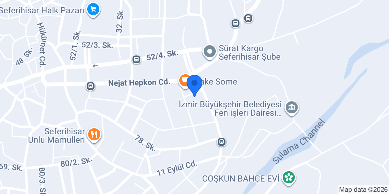 Edem çıtır waffle - seferihisar konumu