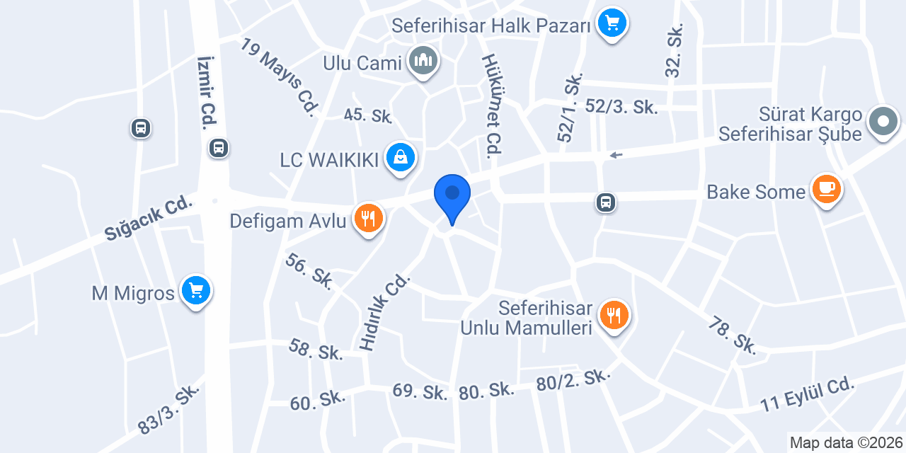 Seferihisar Acil Tesisatçı – Uluhan konumu