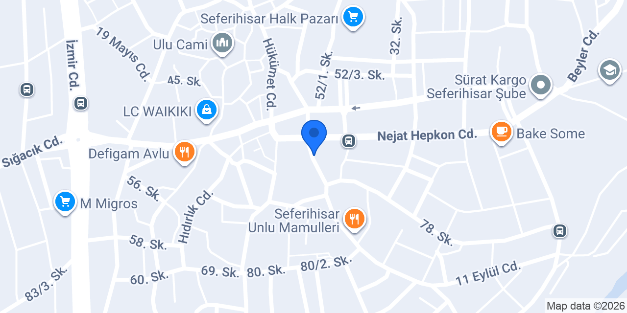 Et Tanzim Mağazası konumu