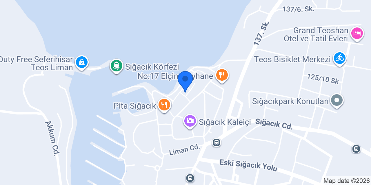 Vaziyet Ocakbaşı Sığacık konumu