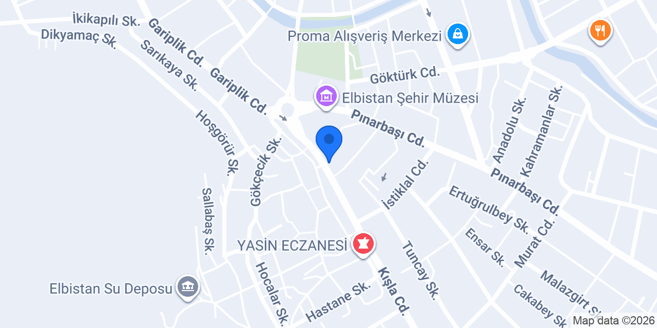 Yakupoğlu Ekmek Fabr. konumu