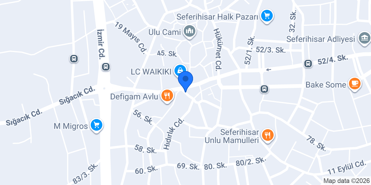 Sıla Moda ve Terzi konumu