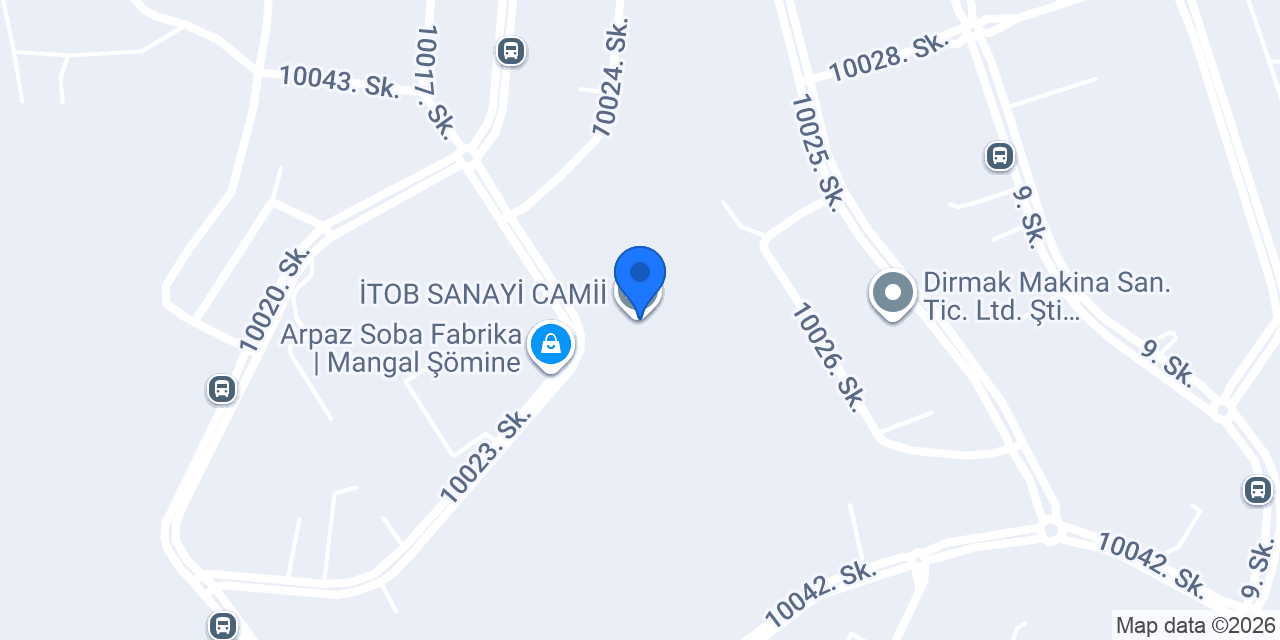 İTOB SANAYİ CAMİİ konumu