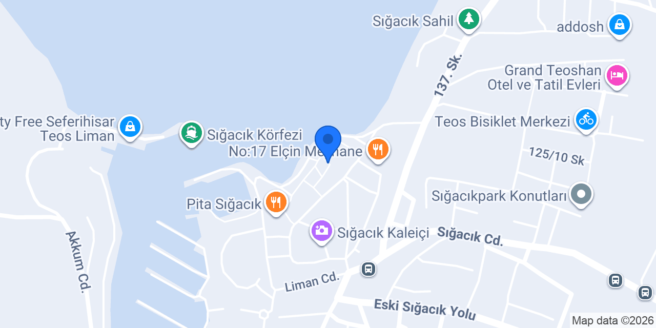 Bon Sığacık konumu