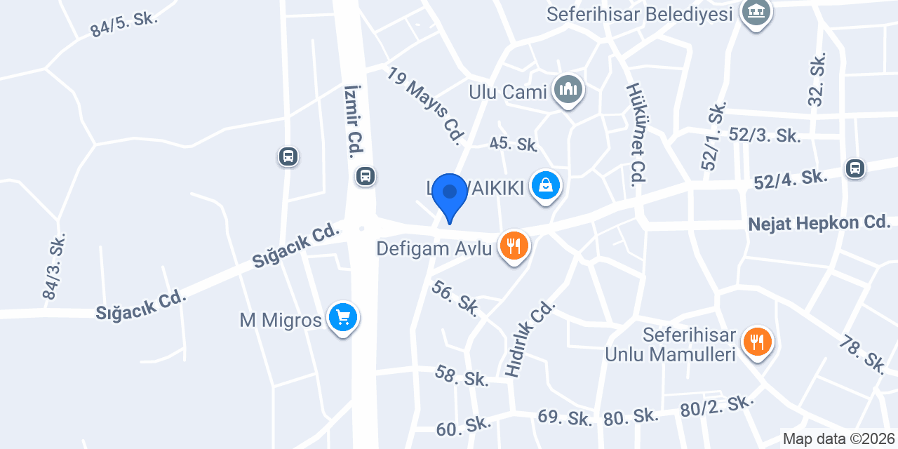 Garanti BBVA Seferihisar Şubesi konumu