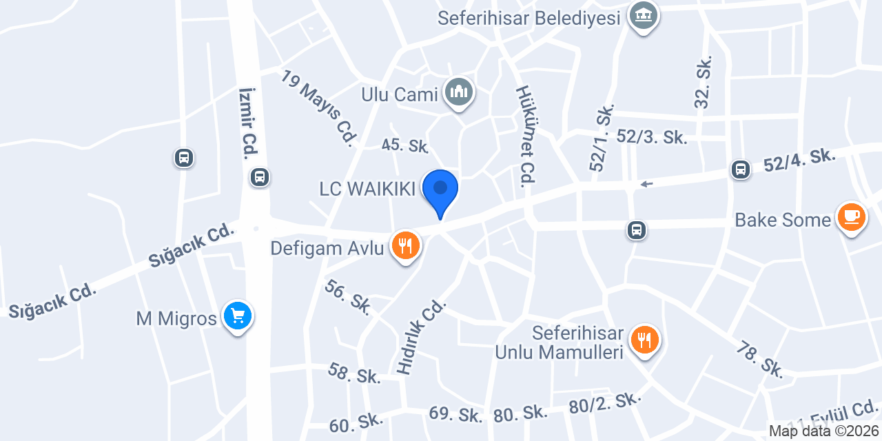 Mola Taksi Seferihisar konumu