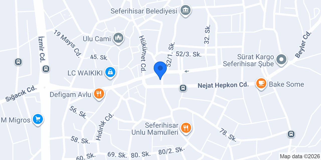 Seferihisar Et Dünyası konumu