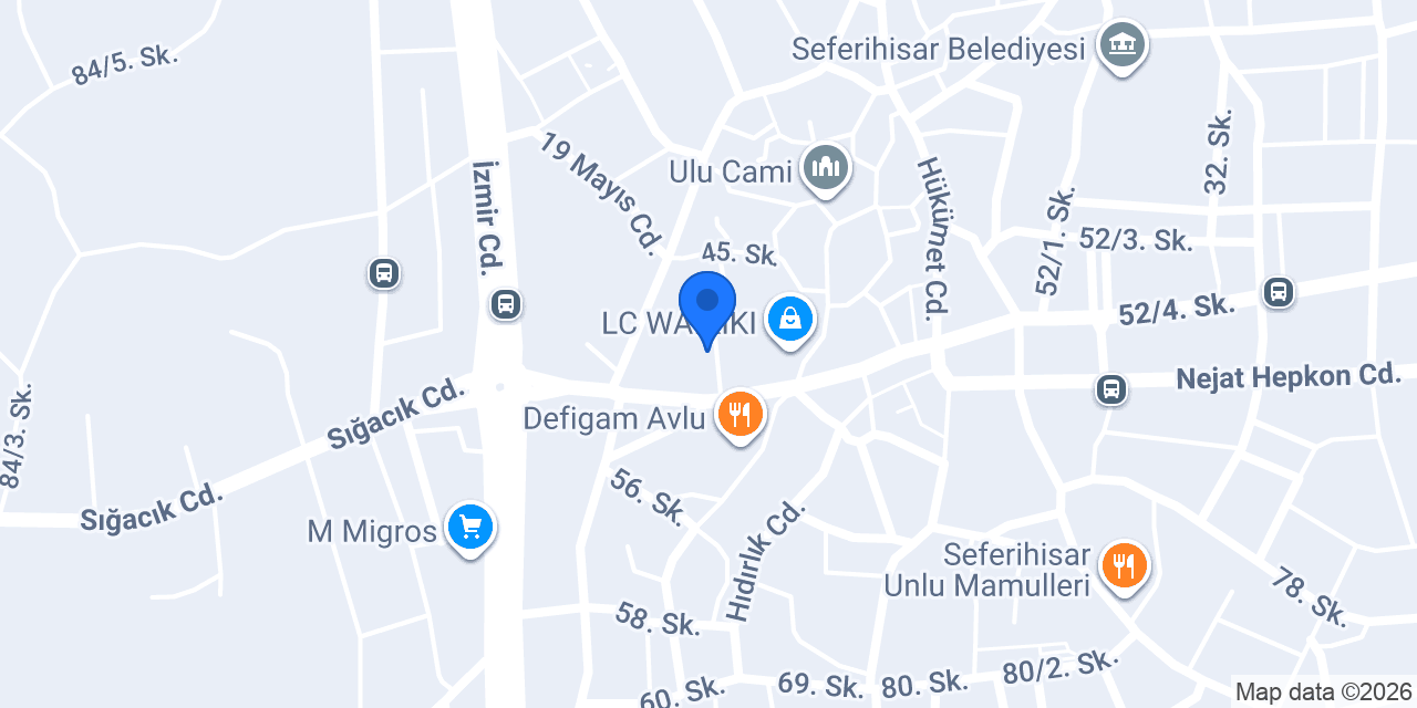 Uzm. Diyetisyen Aslı ULU ÇELİK konumu