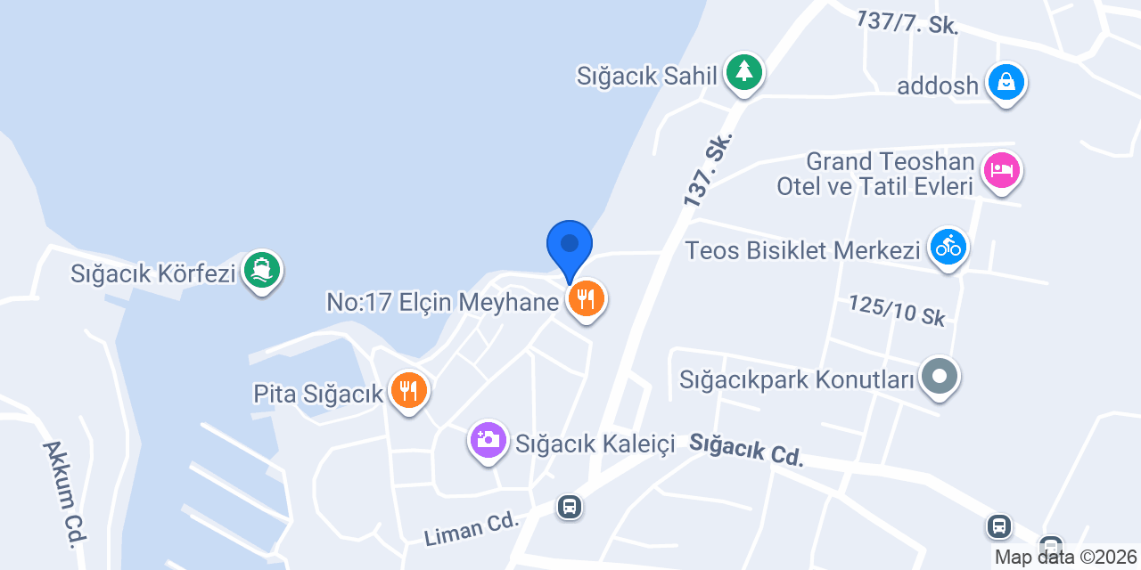 Yalı Cafe Restoran konumu