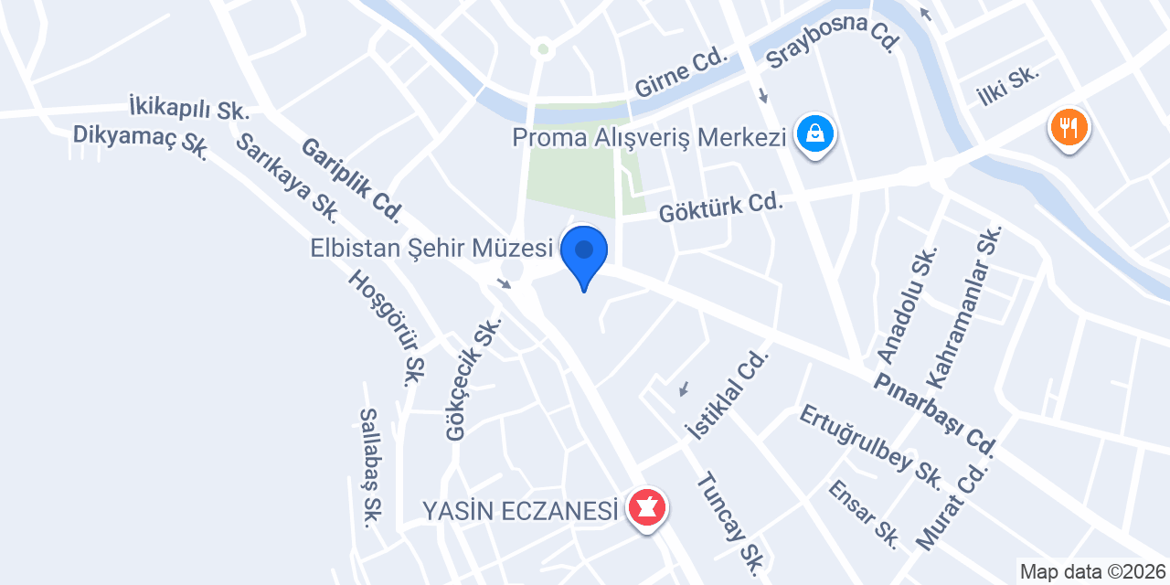 Elbistan Polis Evi konumu