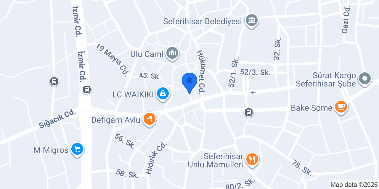 LEZZET DURAĞI SEFERİHİSAR konumu
