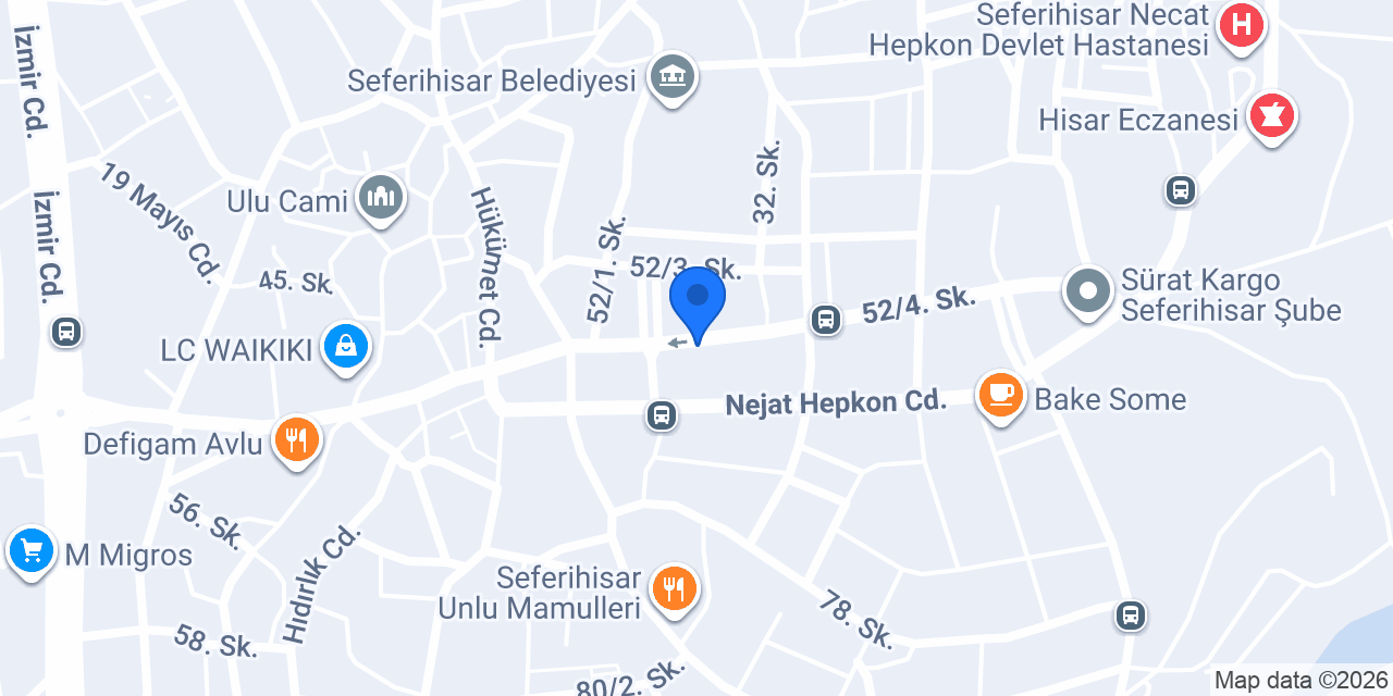 Özkonyalı Mobilya konumu