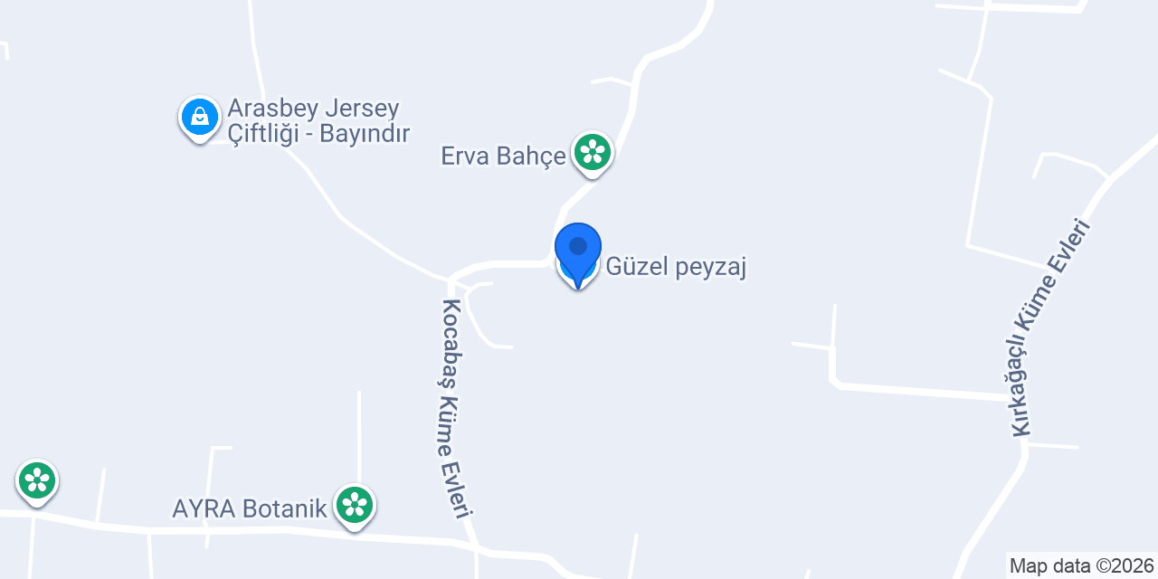 Güzel peyzaj konumu
