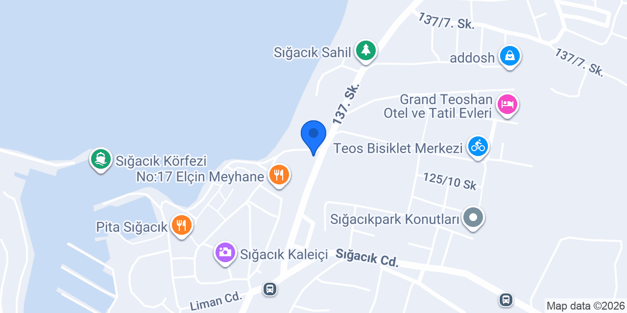 Gaea Sığacık konumu