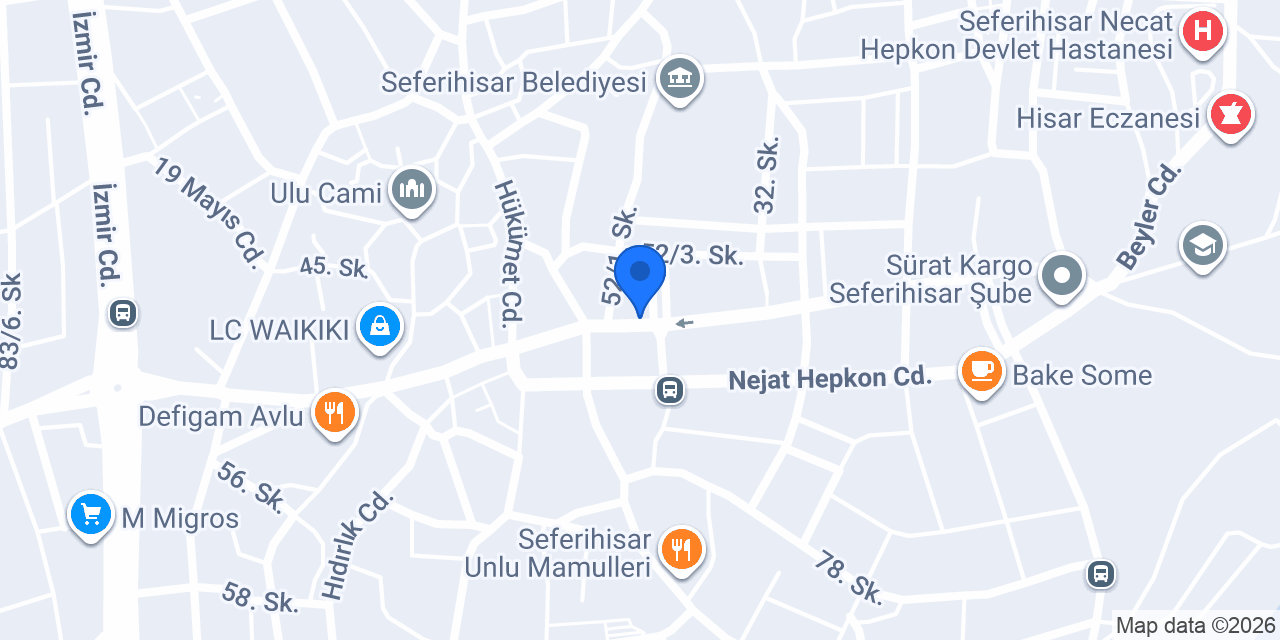 Mavi Perde konumu