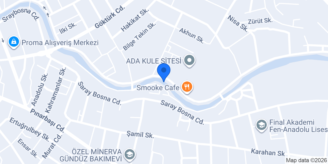 Ada Kına Evi konumu