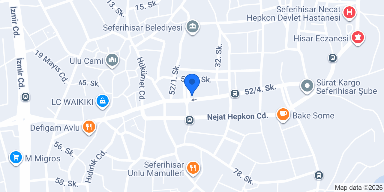 Enza Home I Seferihisar konumu
