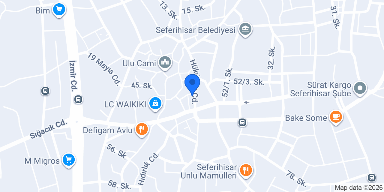 Seferihisar söğüşçüsü konumu