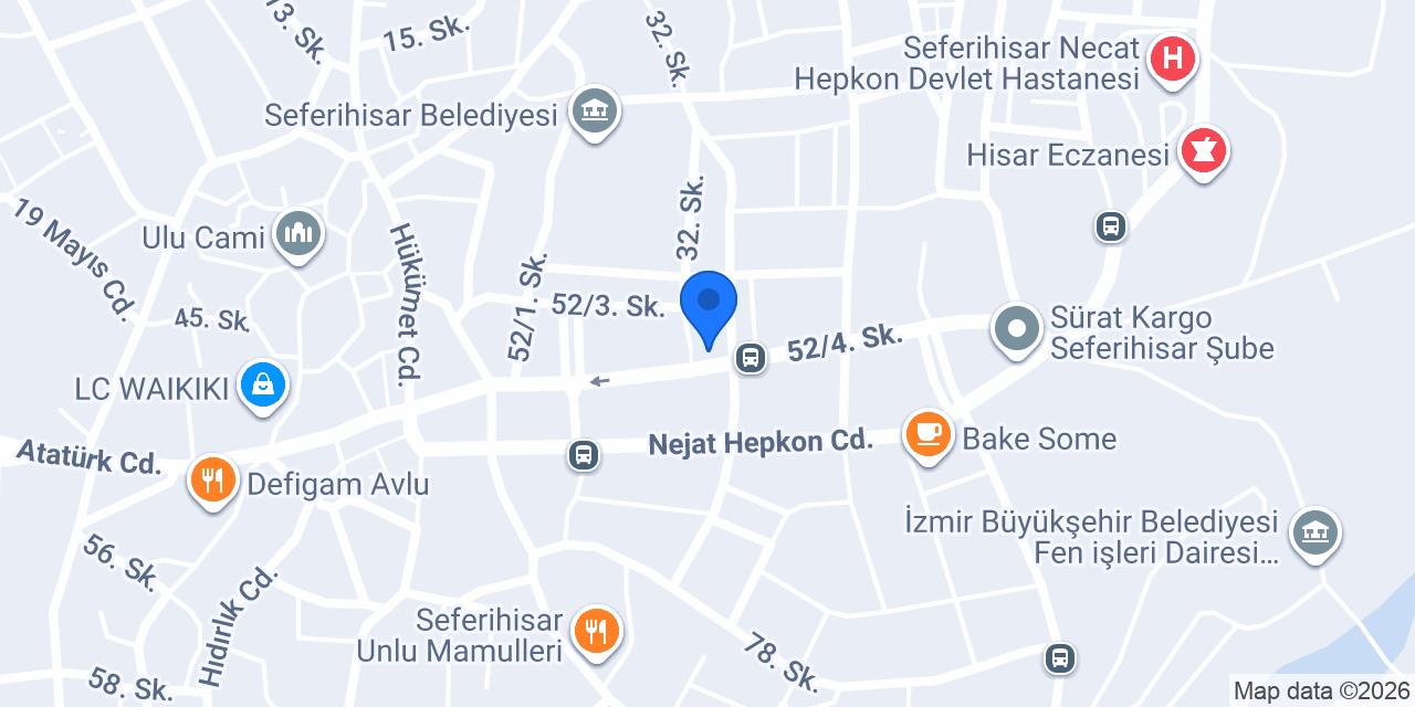 Özeren Av Bayii konumu