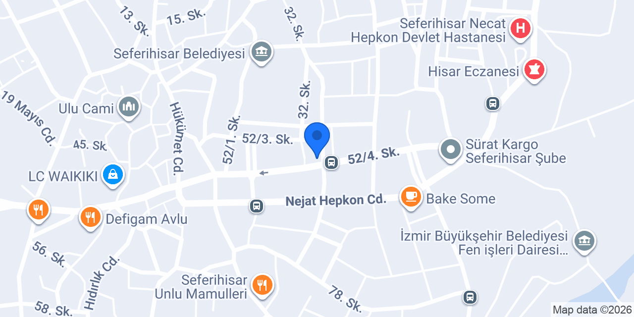 GizAta Veteriner Kliniği konumu