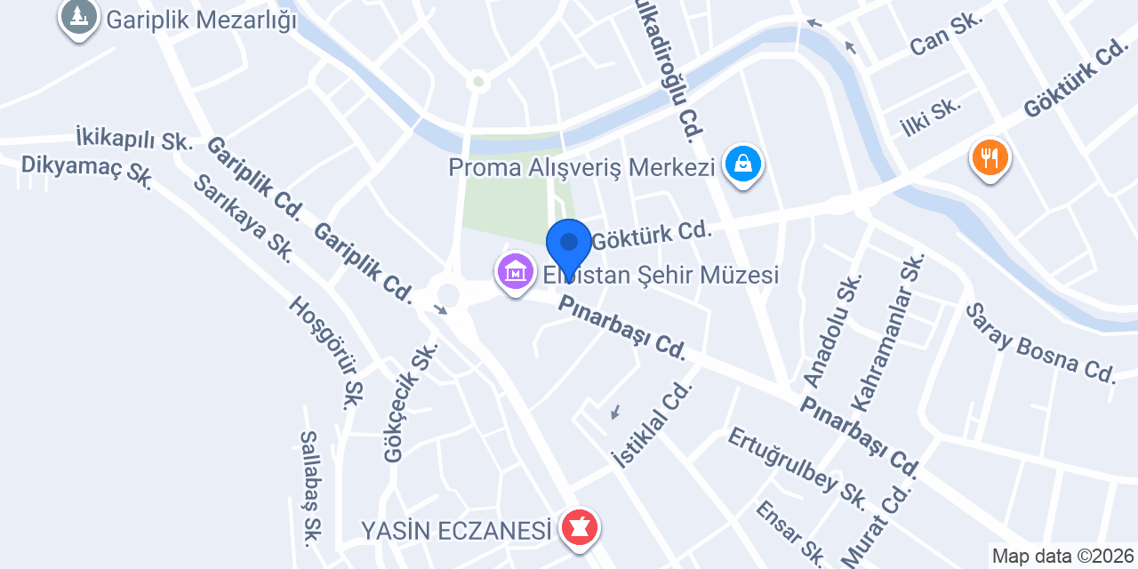 Ptt-elbistan Şubesi konumu