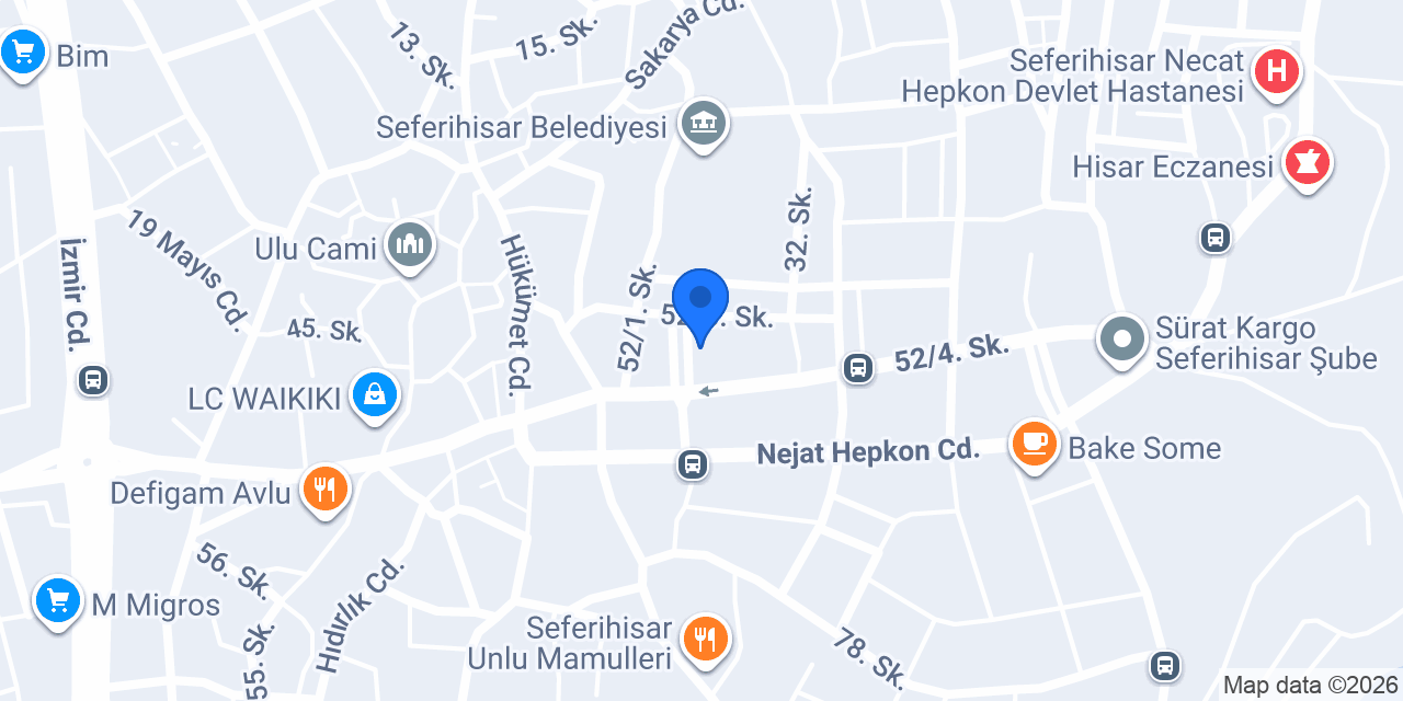 Uzm. Dt. Deniz Bayramoğlu konumu
