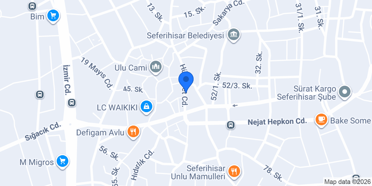 Hisar Lokantasi konumu