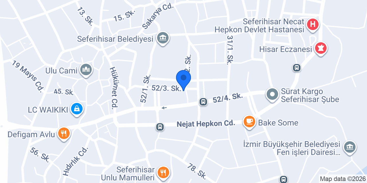 Seferihisar Et Kasap Kemal konumu