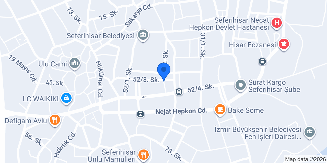 AKÇA JEOLOJİ VE HARİTA konumu