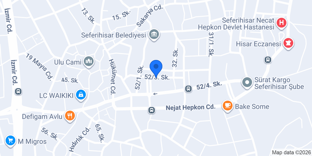 Diş Hekimi Pelin Kurtuluş konumu