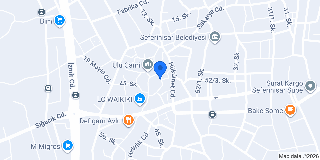 Seferihisar masa sandalye kiralama konumu