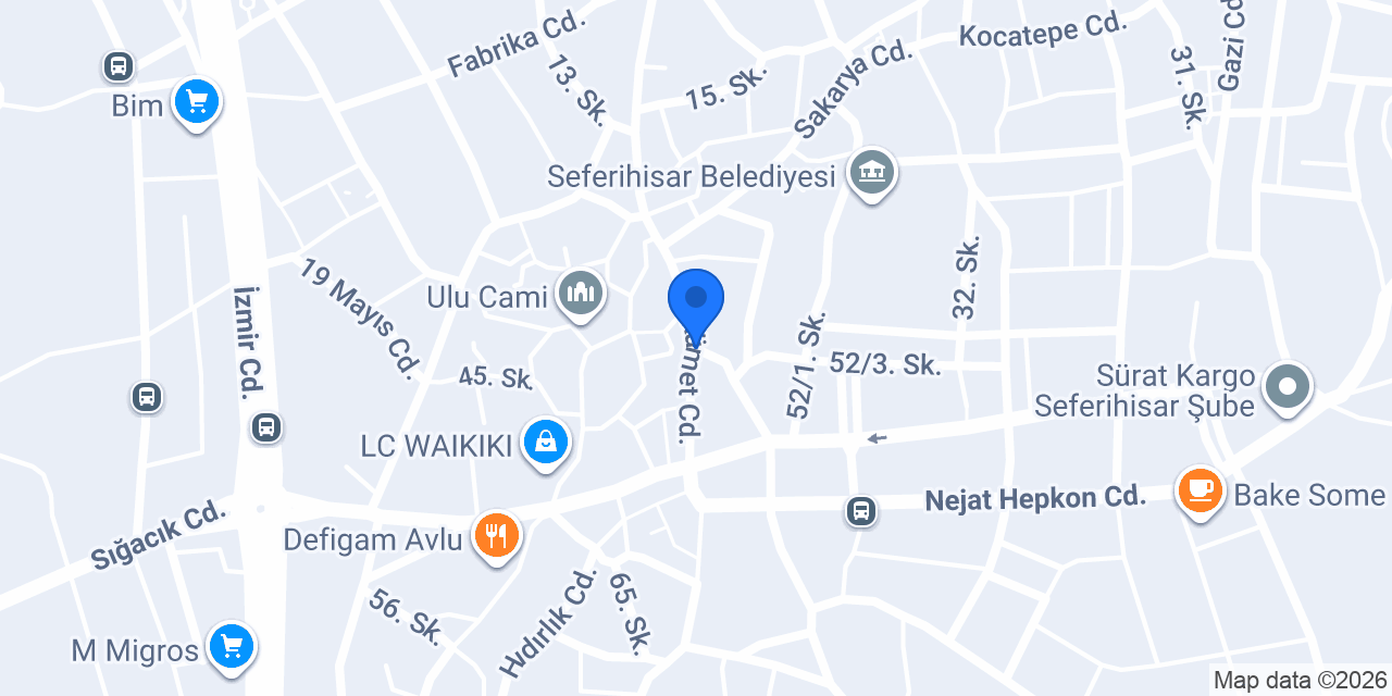 Yarımay büfe sandviç konumu