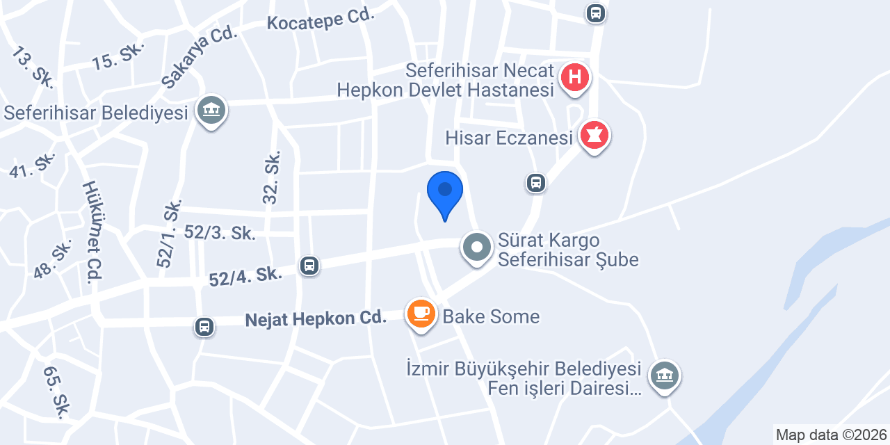 Seferihisar Adliyesi konumu